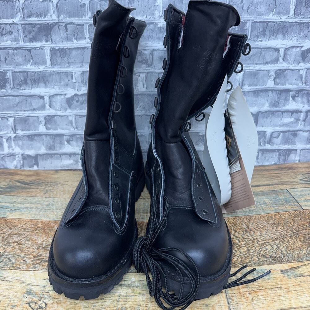 Danner 10" Fort Lewis 69110 200G Insulated Black Military Boots Mens Size 12 D - Picture 3 of 9